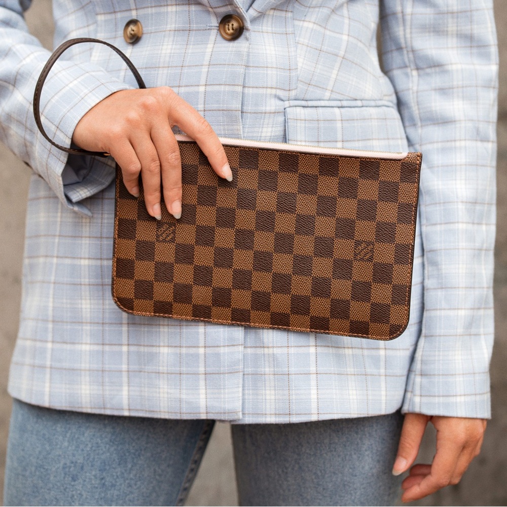 Louis Vuitton Zip Pochette Pouch Wristlet from Neverfull MM